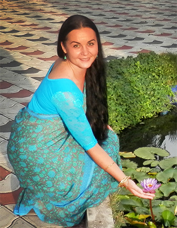 Елена Романова в Индии
