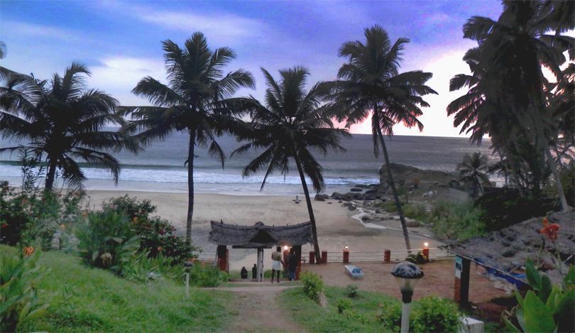 Керала. Пляж в Коваламе