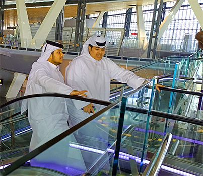 Аэропорт Хамад в Дохе - столице Катара.