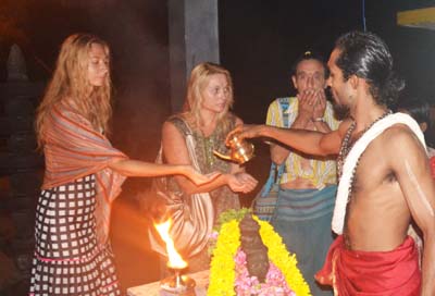 Керала. Церемония в храме.