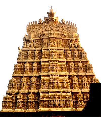 Гопурам храма Падманабасвами